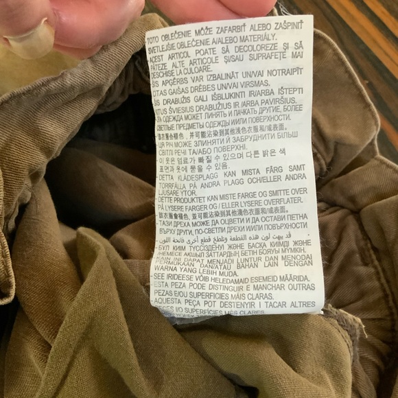 ZARA Baggy Brown Paperbag High Waisted Jeans Pants Size 6 - Picture 5 of 5